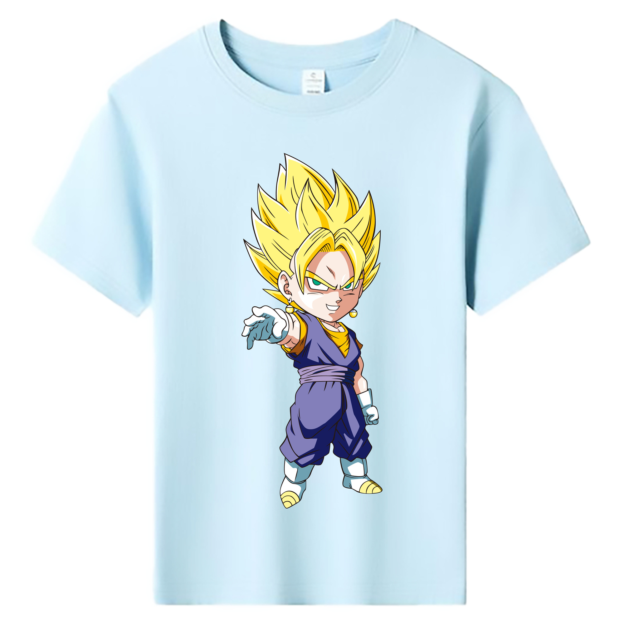 （画像用） ドラゴンボール ベジット DRAGON BALL Vegetto 綿100％キッズTシャツ（フロントプリント）